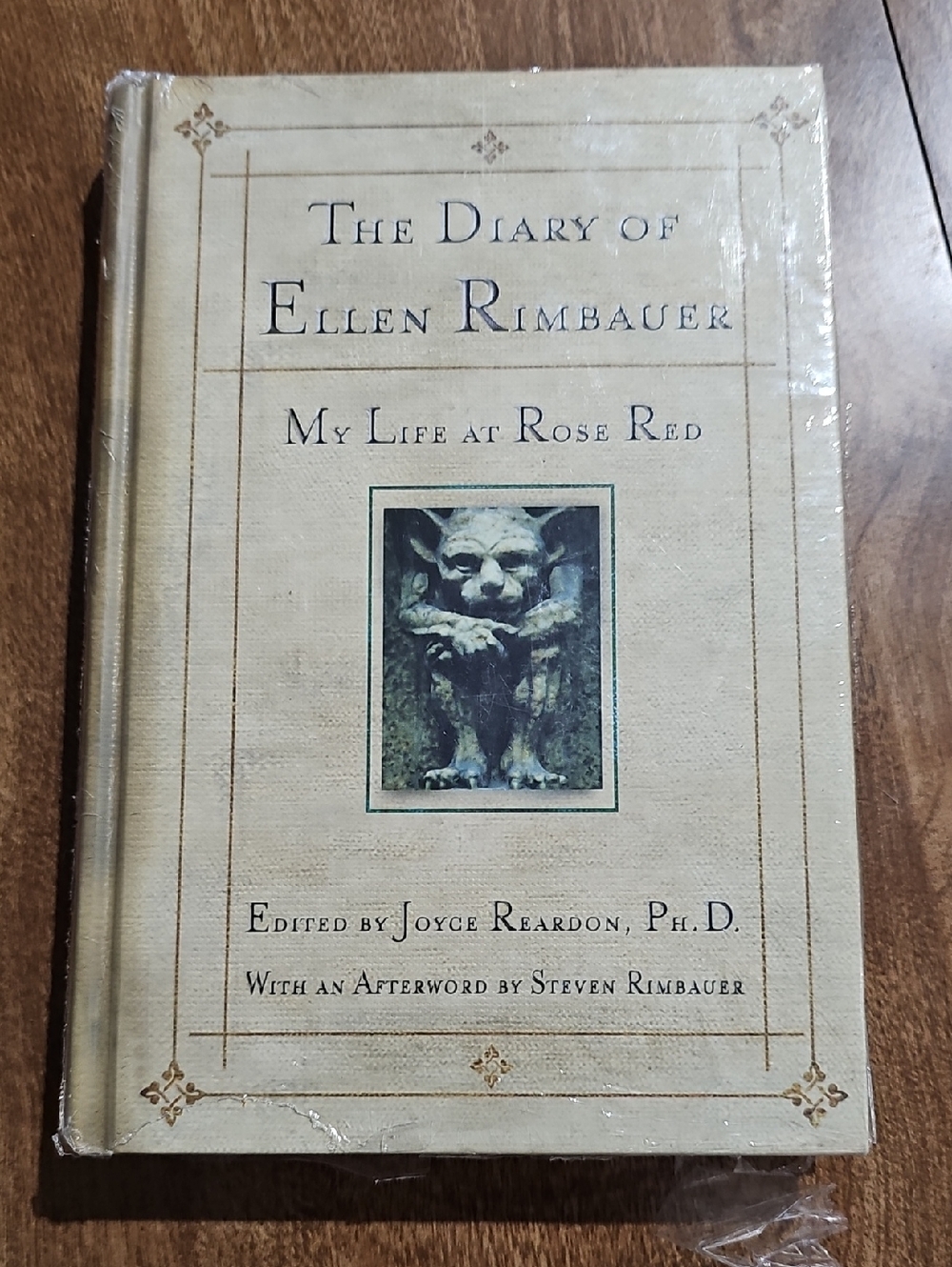 New The Diary of Ellen Rimbauer Hardcover Book - Cream Cover